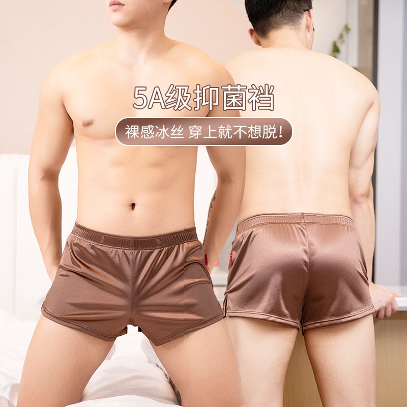 Men'S Underwear Arrow Pants Boxers Large Size Sports Underwear Silky Pajama Men'S Underwear Home Pants Men'S Underwear - Image 5
