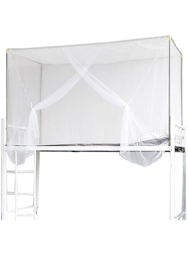Bluejw DTP9 Wholesale Student Mosquito Net With Bracket Side Door Zipper Bed Net Dustproof Indoor Single Bed Upper And Lower Bunk Dormitory - Image 2