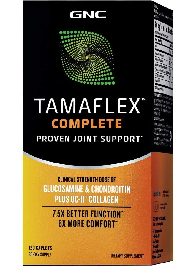 GNC Tamaflex Complete, 120 Caplets, Joint Support - Image 1
