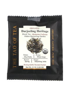 The Tao of Tea The Tao of Tea, Organic Darjeeling Heritage, Black Tea, 15 Pyramid Sachets, 1.32 oz (37.5 g)  - Image 3