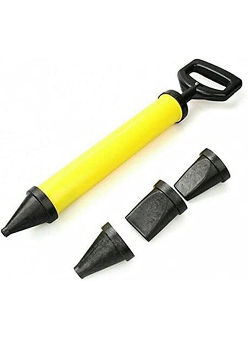 GGOOT Diy Hand Tools Hardware Professional Hand Caulking Gun Cement Lime Sprayer Caulk Gun Filling Tool W/4 Nozzles For Processing Sealant And Adhesive Cartridges Or Tubes - Image 4