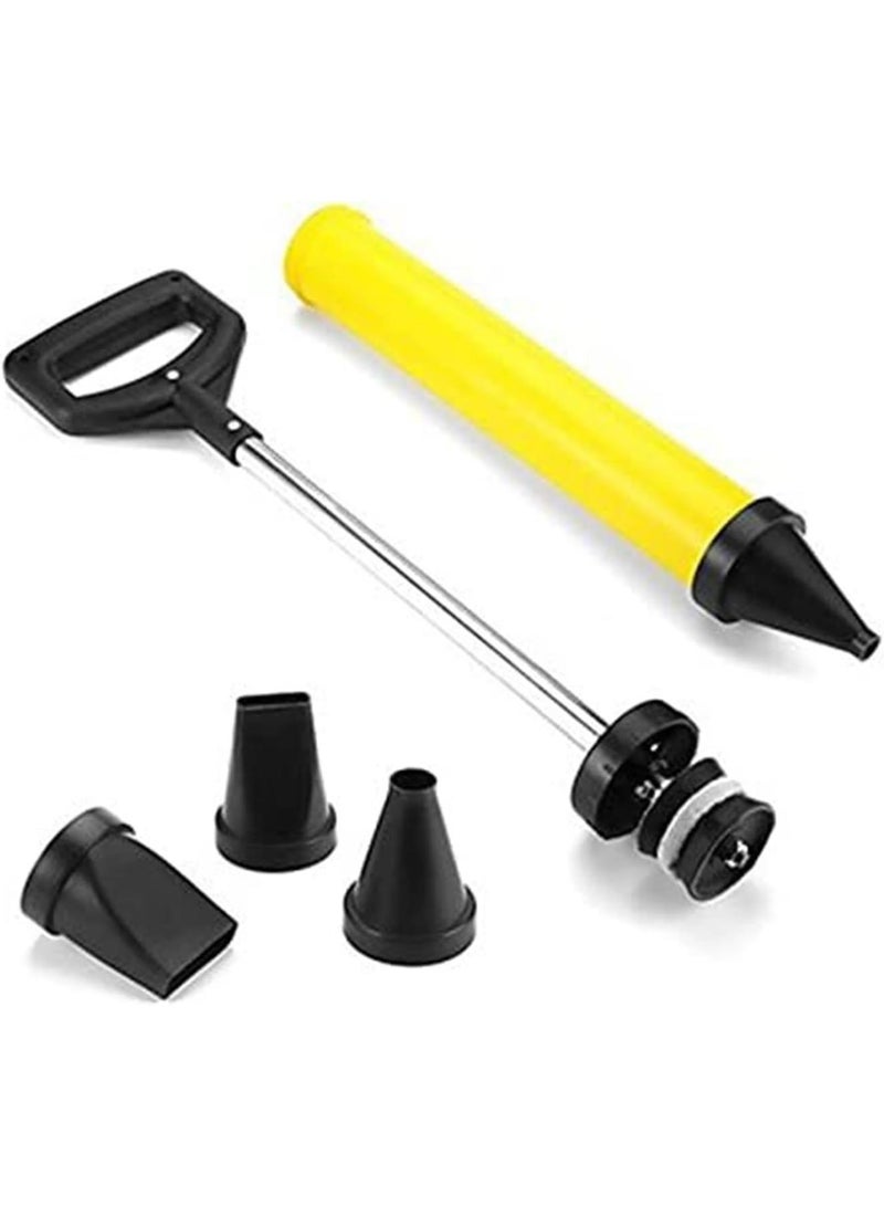 GGOOT Diy Hand Tools Hardware Professional Hand Caulking Gun Cement Lime Sprayer Caulk Gun Filling Tool W/4 Nozzles For Processing Sealant And Adhesive Cartridges Or Tubes - Image 1