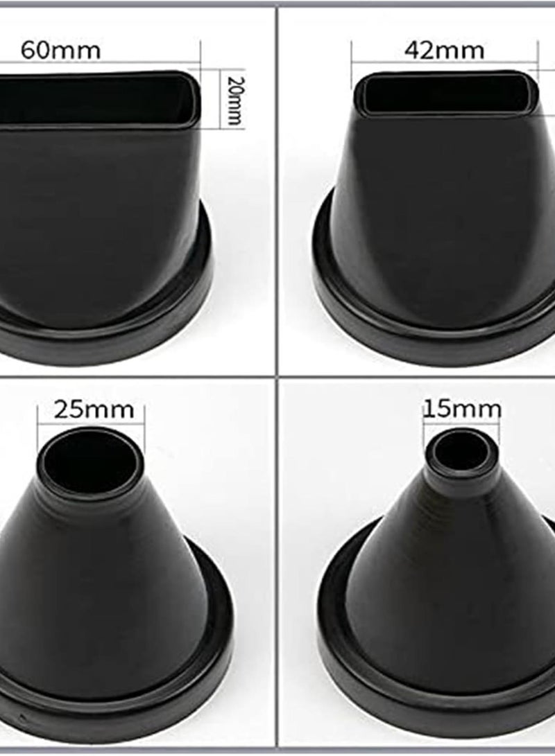 GGOOT Diy Hand Tools Hardware Professional Hand Caulking Gun Cement Lime Sprayer Caulk Gun Filling Tool W/4 Nozzles For Processing Sealant And Adhesive Cartridges Or Tubes - Image 3