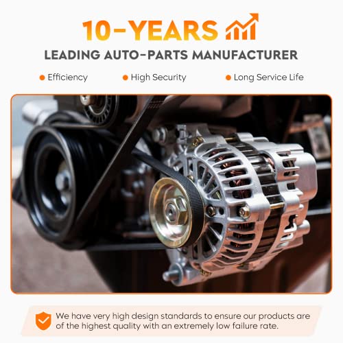 AEagle New Alternator for 07-14 Cadillac Escalade ESV EXT Chevy Avalanche Silverado 1500 2500 3500 Suburban Tahoe GMC Sierra Yukon, Hummer H2, 1-2990-01DR, 90-01-4558, 15093928, 15857608, 8301N - Image 5