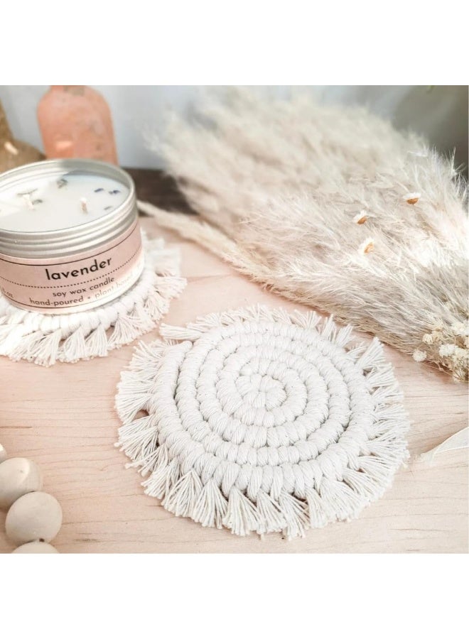 انتيكيانو مجموعة قواعد أكواب مكرمية - Image 5