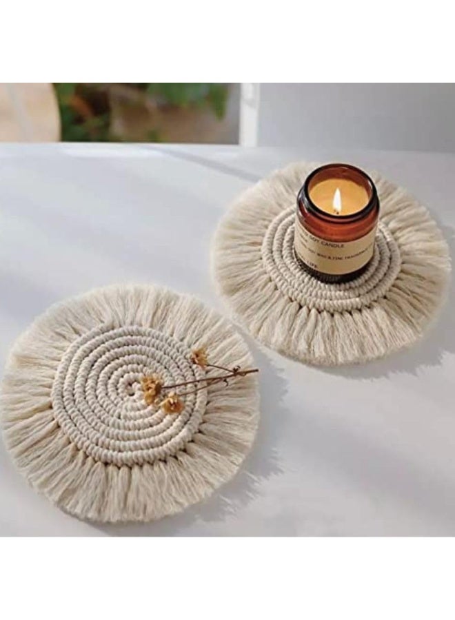 انتيكيانو مجموعة قواعد أكواب مكرمية - Image 1