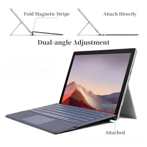 NUWONAYA Keyboard for Surface Go 4/Go 3 /Go 2/Go, Portable Type Cover for Surface Go, 7-Color Backlit, Ultra-Slim Wireless Keyboard with Multi-Touch Trackpad,Blue - Image 5
