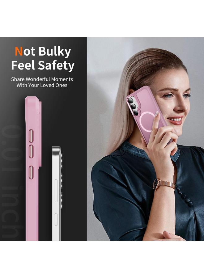 S-TOP Case For Samsung Galaxy S24+ / S25+ 5G Hardware Lens Protection MagSafe Magnetic PC Hybrid TPU Phone Case - Image 5