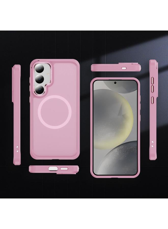 S-TOP Case For Samsung Galaxy S24+ / S25+ 5G Hardware Lens Protection MagSafe Magnetic PC Hybrid TPU Phone Case - Image 2