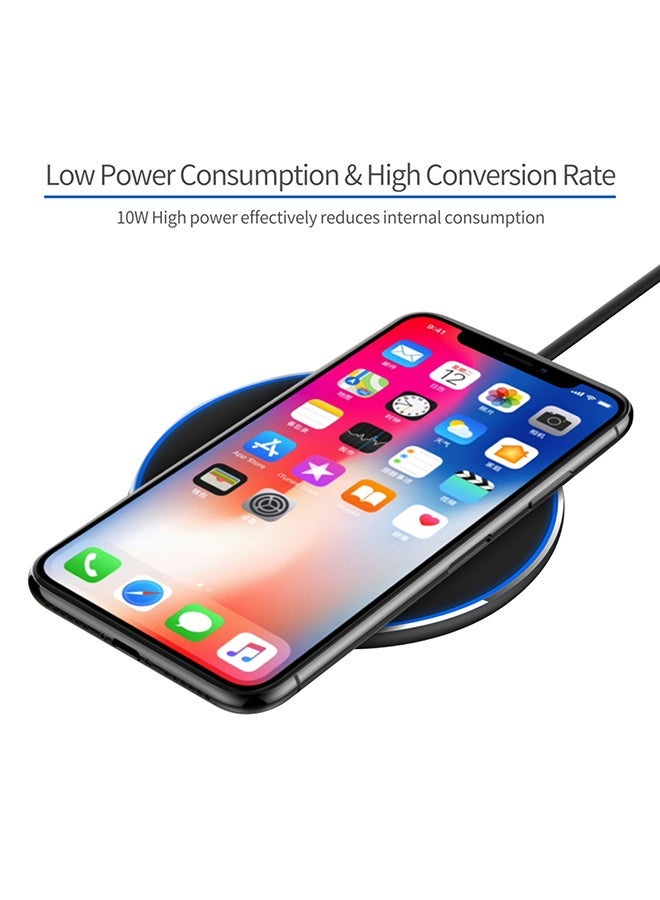 NIBEMINENT Wireless Mobile Phone Charging Table Gold - Image 4