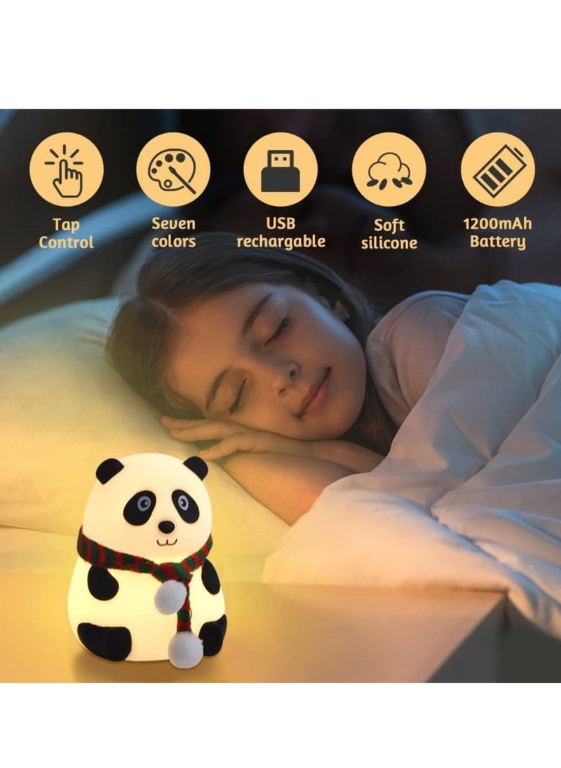 Lamp with Color Changing Light, USB Rechargeable, for Kids Rooms – Night Light with Multiple Color Options