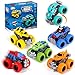 spring flower SpringFlower Monster Truck Toys for Kids 38 6 Assorted Colors Friction Powered Push and Go Toy Trucks with DoubleDirection Running Ideal Christmas Birthday Gifts for Boys Teens Kids - Image 2