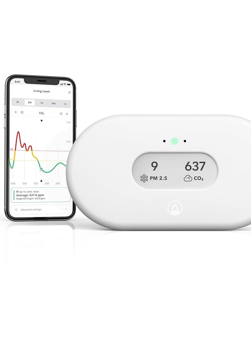 Airthings 2960 View Plus - Battery Powered Radon & Air Quality Monitor