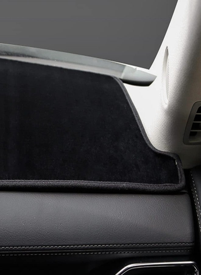 BEERTE Updated Custom Black Dash Cover Fit for Mazda CX-5 2024 2023 2022-2017 Nonslip Dashboard Mat Flannel Sunshade Dashboard Protector (without HUD) - Image 5