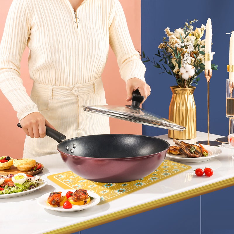 🍳 وسادة طاولة مقاومة للحرارة مستطيلة قياس 40 في 30 سم من البي في سي مقاومة للماء لأكواب وأدوات المائدة - Image 4
