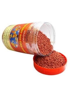 MASHKI 180 Gram Super Fish Food For Tropical Fish And Aquarium Fish For Growth Color & Health Enhancing Formula For All Stages Of Fish Food For Aquarium - Young Adult, Pellet  - Image 1