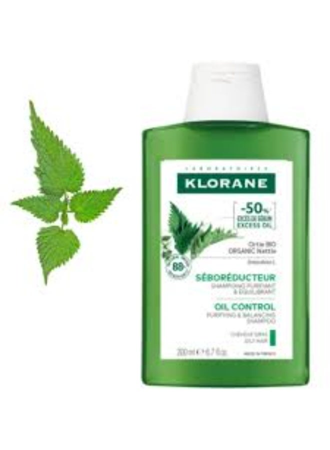 Klorane Nettle Oil Control Shampoo 400ml - Image 3