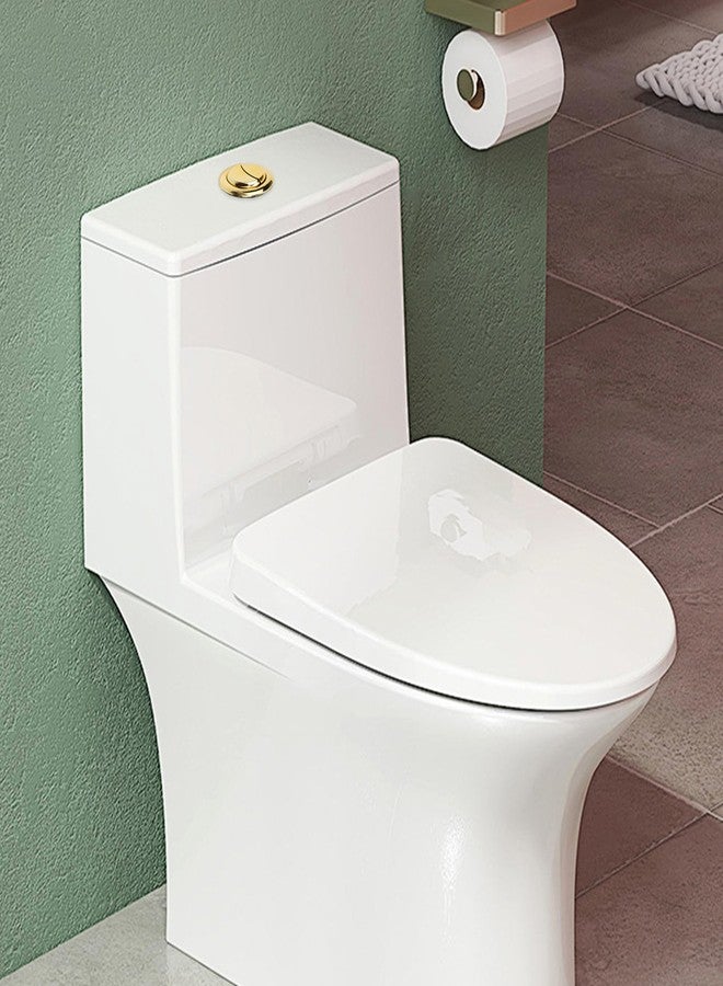 Antrader Toilet Tank Buttons,Dual Flush Toilet Push Button 58mm Thread Diameter,Gold,2Pcs - Image 5