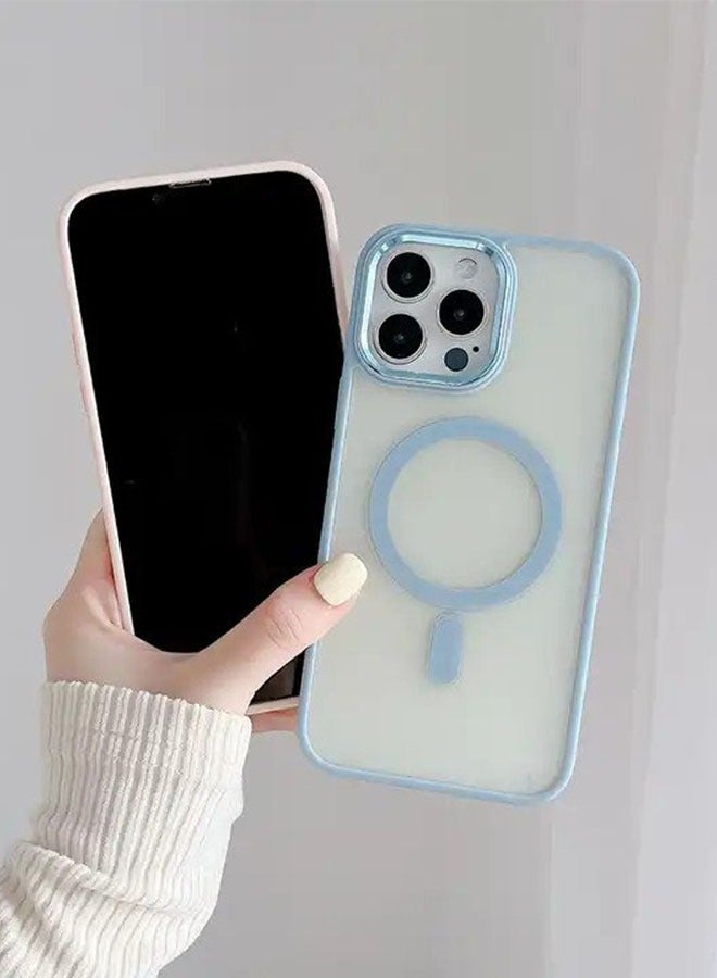 حافظة ممغنطة لاسلكية شفافة لهاتف iPhone 15 Pro  شديدة التحمل مقاومة للصدمات لأغطية حافظات iPhone - Image 2