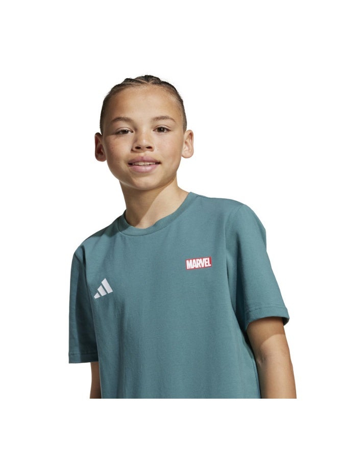 Adidas Adidas J Mrvl Sm Gfx T U Green Not Sports Specific T-Shirts For Unisex  - Image 5
