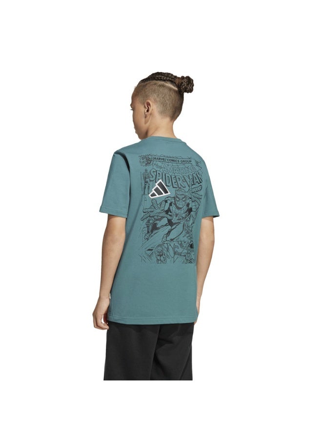 Adidas Adidas J Mrvl Sm Gfx T U Green Not Sports Specific T-Shirts For Unisex  - Image 3