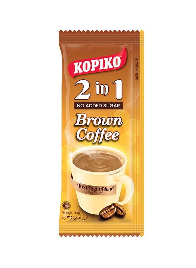 Kopiko 2in1 Brown Instant Coffee Mix with No added Sugar Bold and Smooth Taste,13.5g Pack of 10 - Image 2
