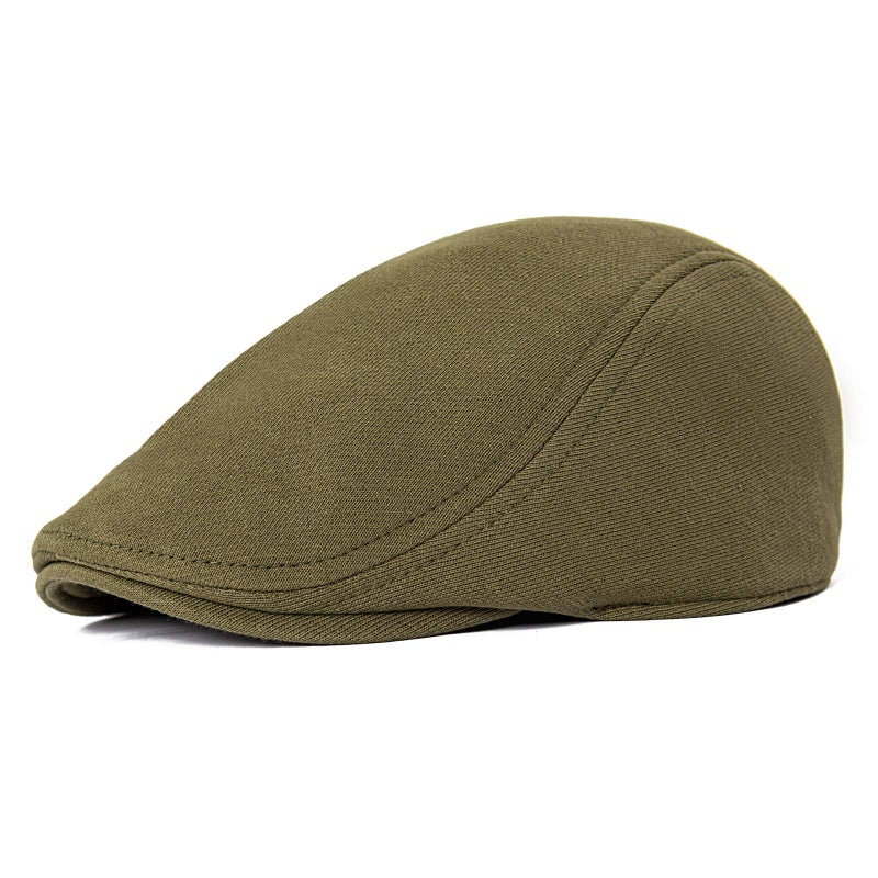 VOBOOM Men's Cotton Flat Ivy Gatsby Newsboy Driving Hat Cap (Green) - Image 1
