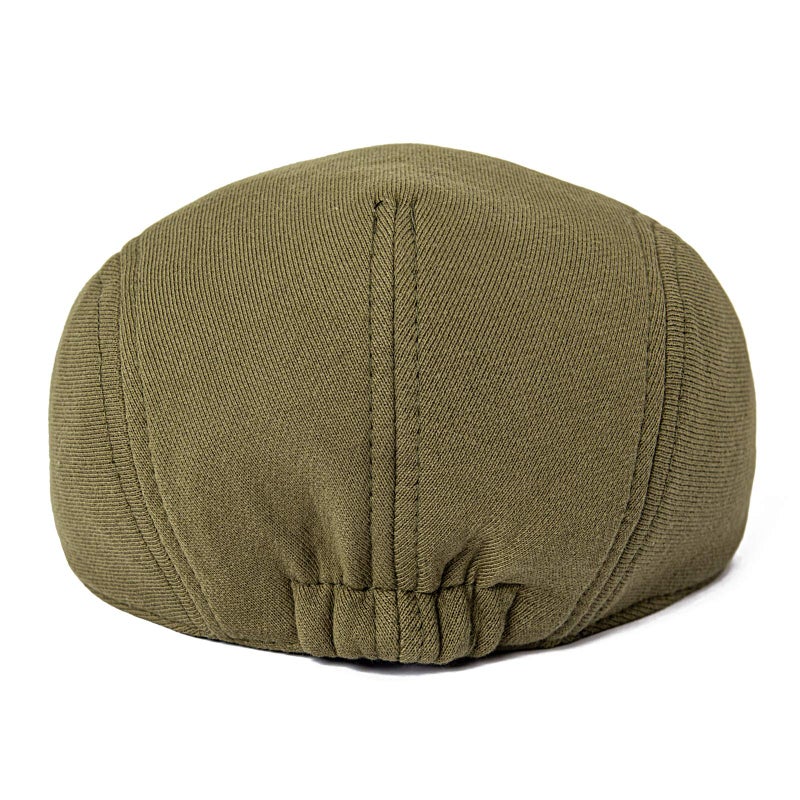 VOBOOM Men's Cotton Flat Ivy Gatsby Newsboy Driving Hat Cap (Green) - Image 4