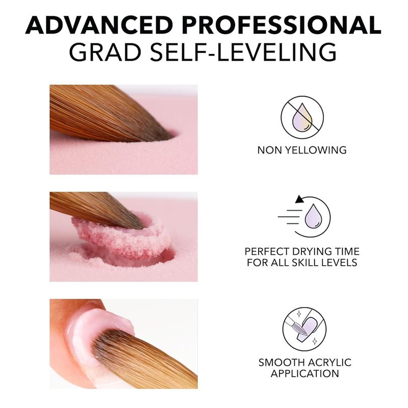 Kiara Sky EMA Monomer - Professional Acrylic Nail Liquid, 16 Fl Oz - Image 3