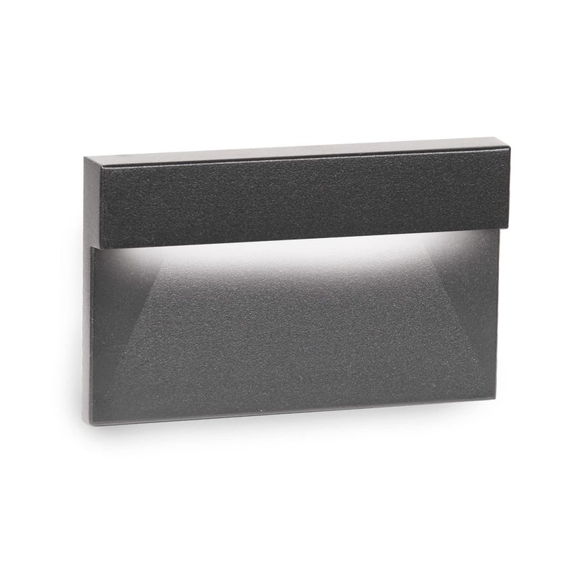 WAC Lighting WAC Landscape Lighting, LEDme 120V LED Horizontal Ledge Indoor and Outdoor Step and Wall Light 3000K Built-in LED in Black - Image 5