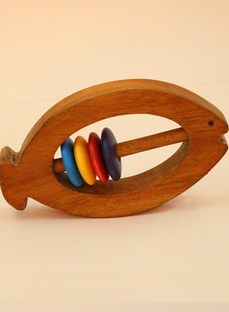 Shumee رَجَّة سمكة خشبية شومي - Image 5