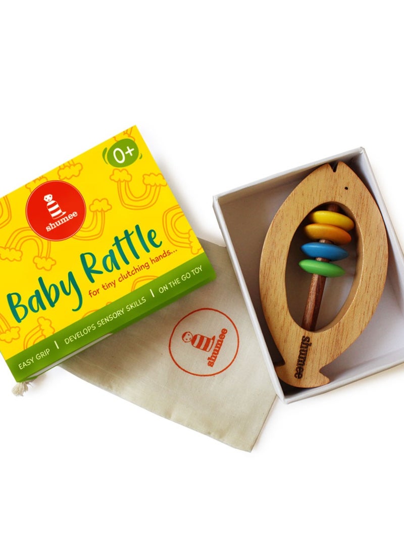 Shumee رَجَّة سمكة خشبية شومي - Image 2