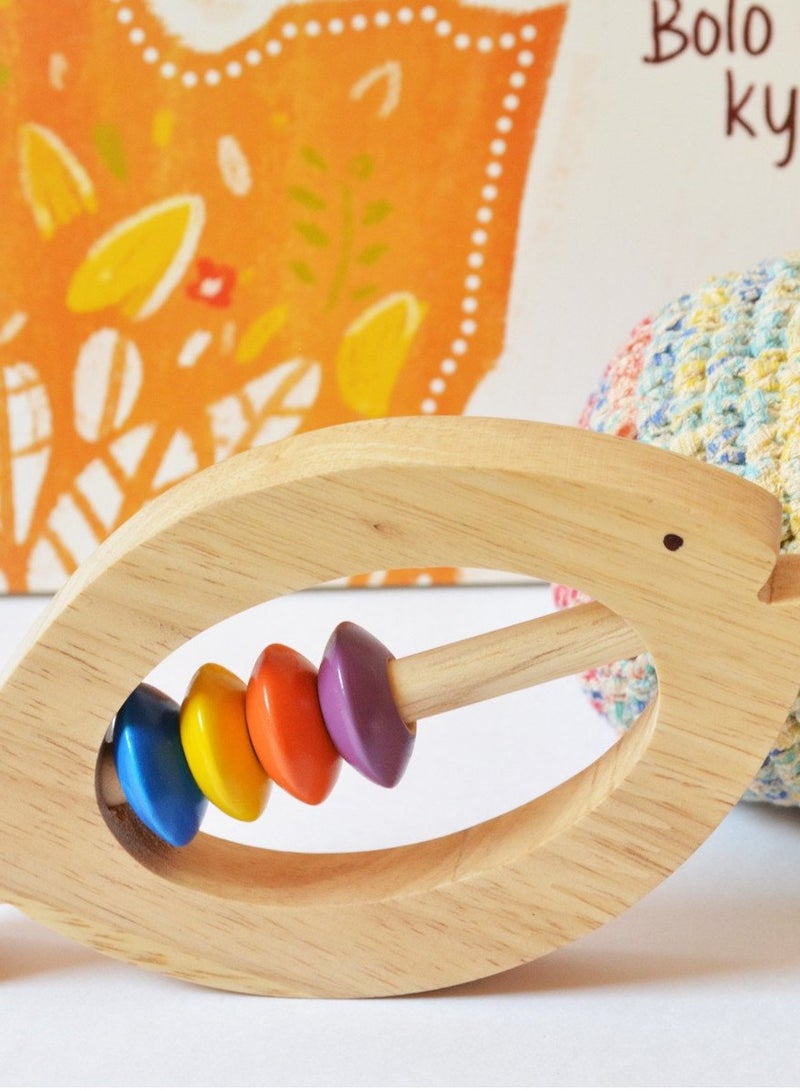 Shumee رَجَّة سمكة خشبية شومي - Image 4