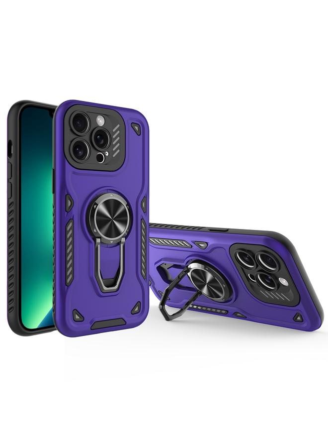 Zaboon Case For iPhone 13 Pro Metal Rotating Bracket TPU + PC Magnetic Phone Case - Image 1