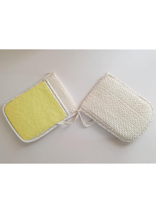 Zaboon Loofah Back Bath Brush For Men And Women Multicolor - Image 2