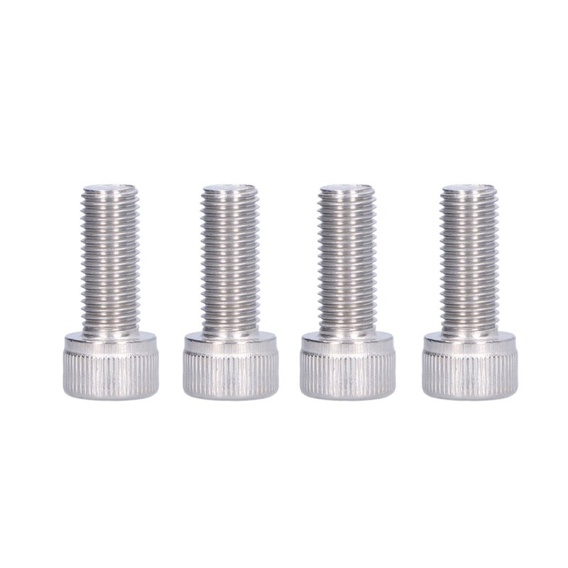 4Pcs Hex Bolt Socket Cap Screw A2 Stainless Steel 1.25mm Fine Pitch Fastener HardwareM10x25 - Image 1