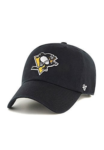 47 NHL Pittsburgh Penguins '47 Clean Up Adjustable Hat, Black, One Size - Image 3