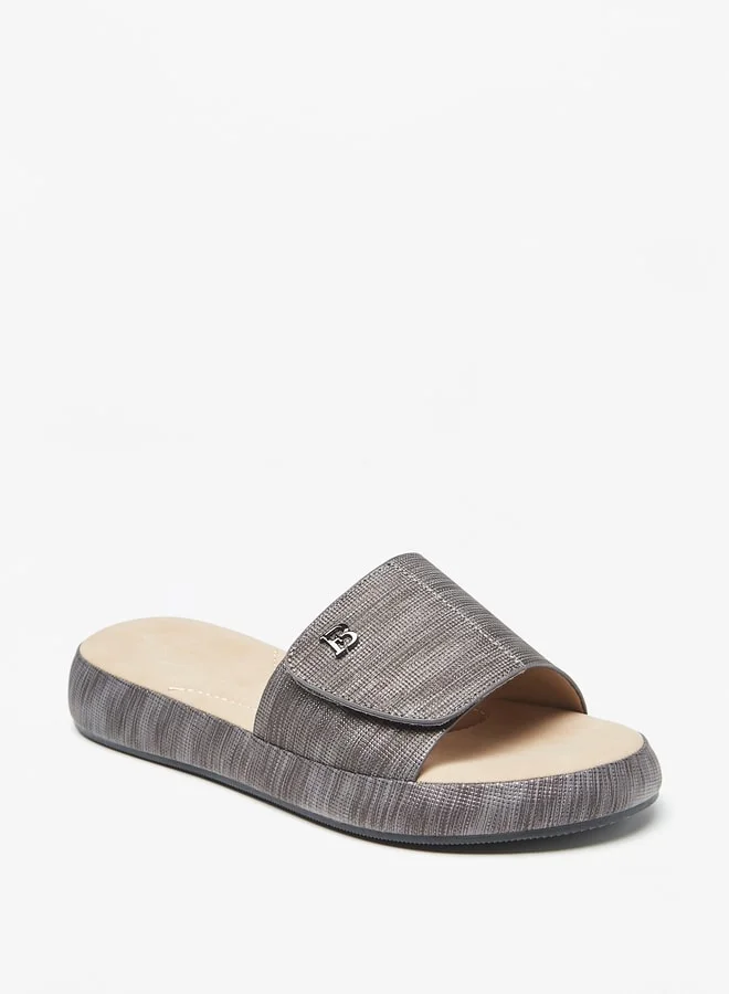 Flora Bella By Shoexpress Women's Textured Slides Ramadan Collection
