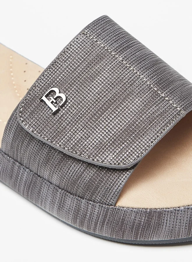 Flora Bella By Shoexpress Women's Textured Slides Ramadan Collection