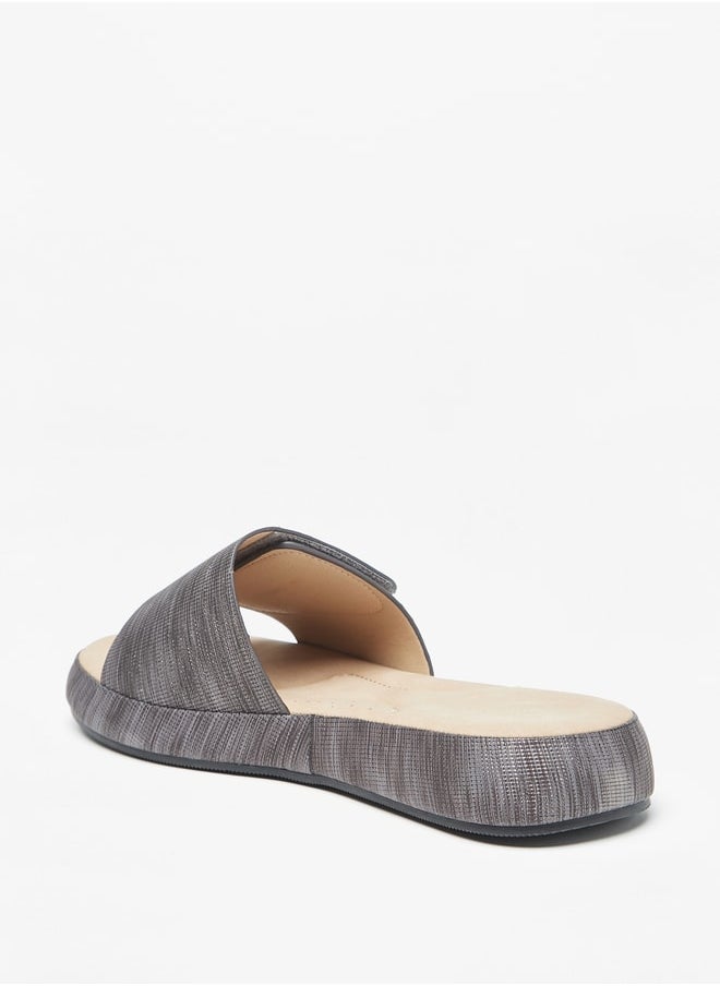 Flora Bella By Shoexpress Women's Textured Slides Ramadan Collection  - Image 2