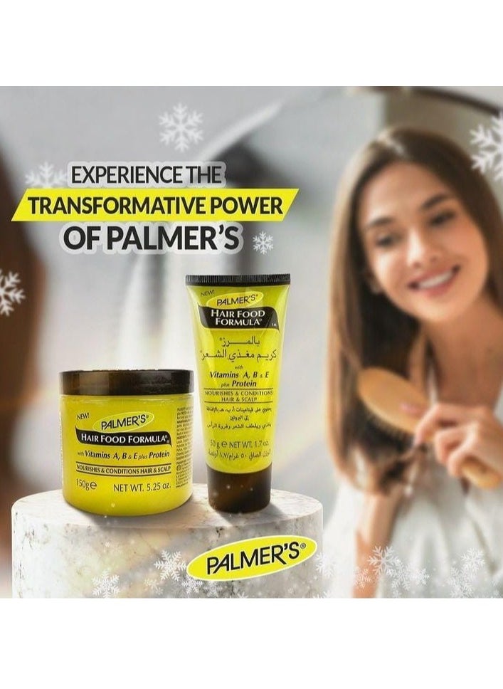 PALMER'S - PALMER'S Hair Food Formula  With Vitamins A,B&E Plus Protein 150 G - Image 1