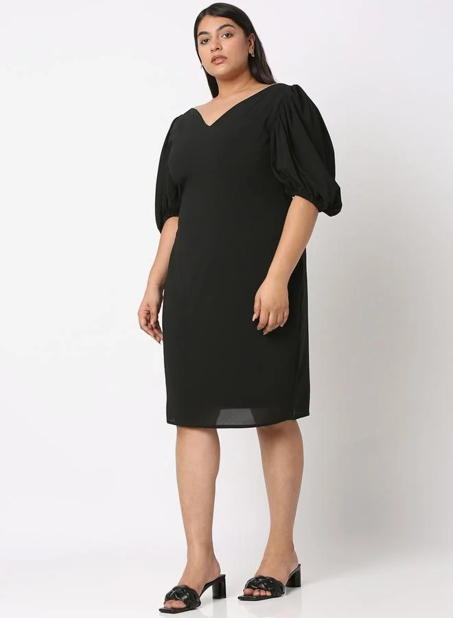 Mish Balloon Sleeve Dress