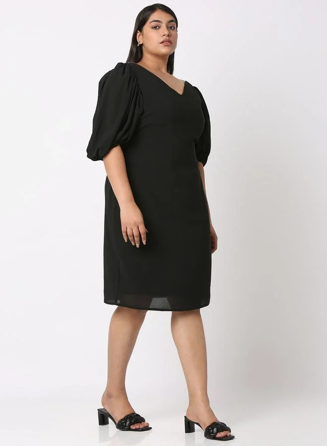 Mish Balloon Sleeve Dress