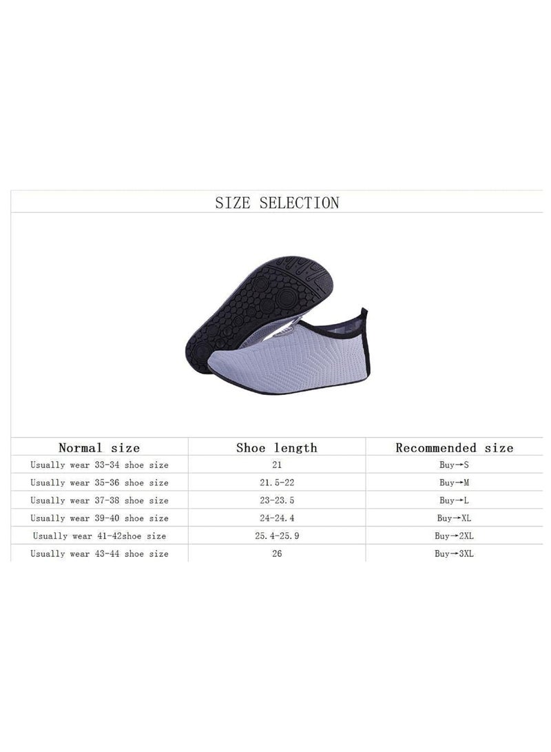 NIBEMINENT Women and Mens Beach Shoes，Water Shoes,Swimming and Water Games Shoe,Bare foot Quick Dry Aqua Shoes - Image 4