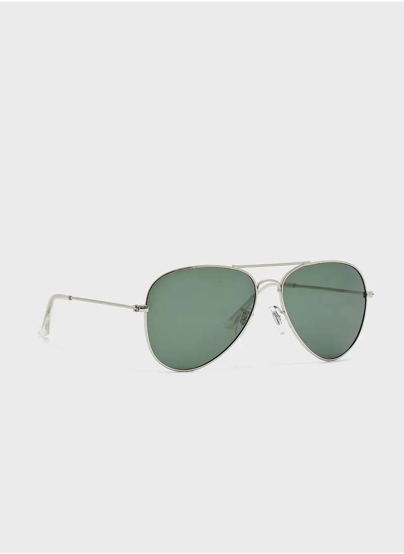Robert Wood Polarized Aviator Sunglasses