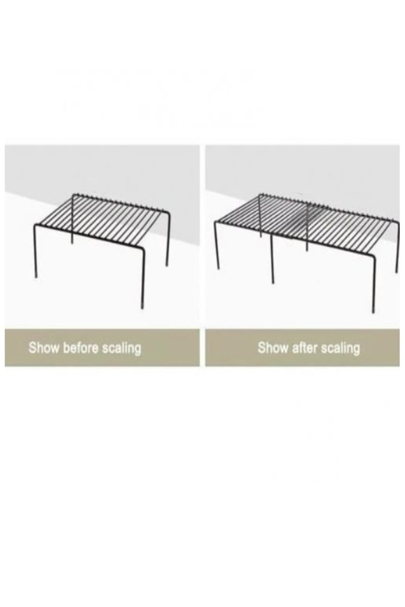 eBasket (2 pieces) black kitchen dish storage rack - Image 2