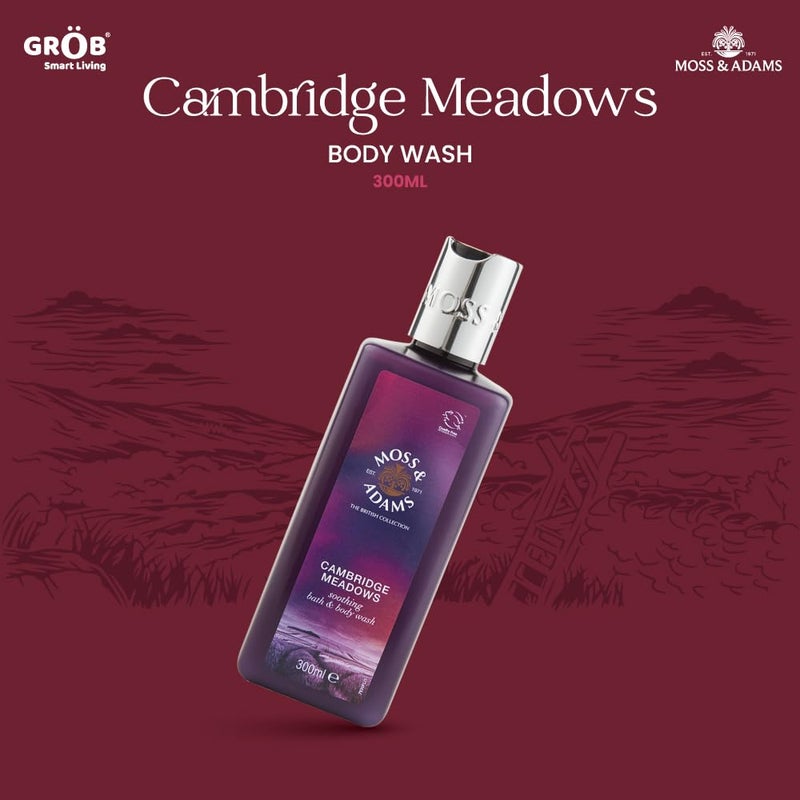 GROB Moss Adams Premium Gift Hamper Cambridge Meadows and Windermere Lake Premium Bodywash Set of 2 - Image 4