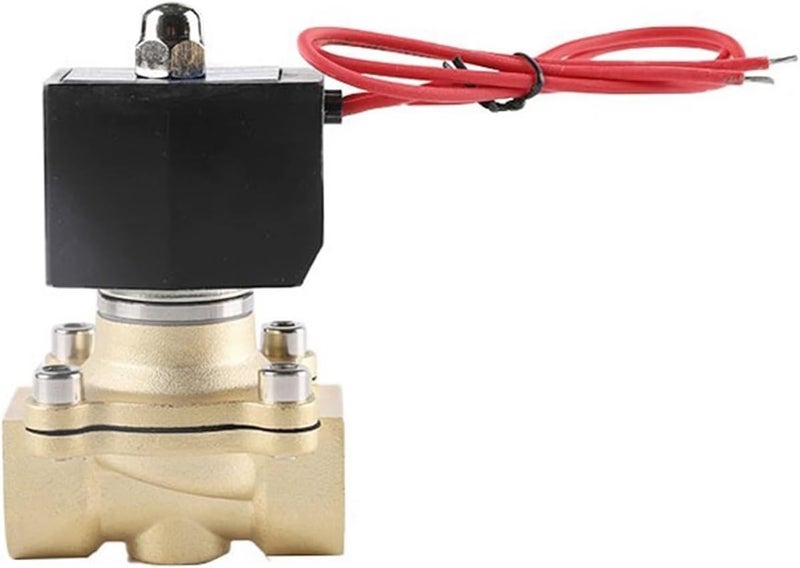 1/2" Electric Solenoid Valve IP65 Waterproof Normally Closed Brass 24V 12V 220V 110V(BSP-230VAC-EPDM-SEAL)