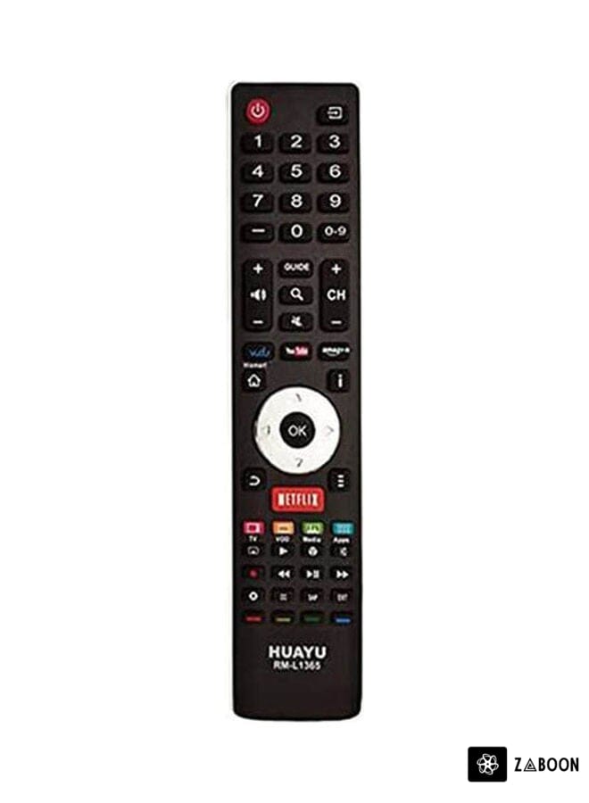 Zaboon Remote Control Netflix Screen Black