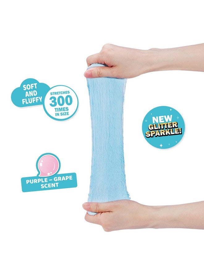 ZURU Oosh Oosh Cotton Candy Small Foil Bag 30G (4 Pack) By Zuru, Fluffy Slime, Stretch Slime, Grows 3000% In Size, Slime For Girls And Kids Multi - Image 4